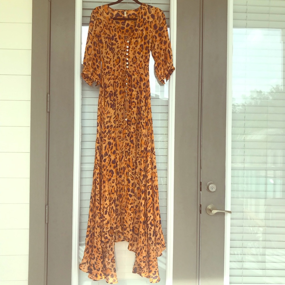 *SOLD* Spell and the gypsy wild ones amber gown - Picture 1 of 8